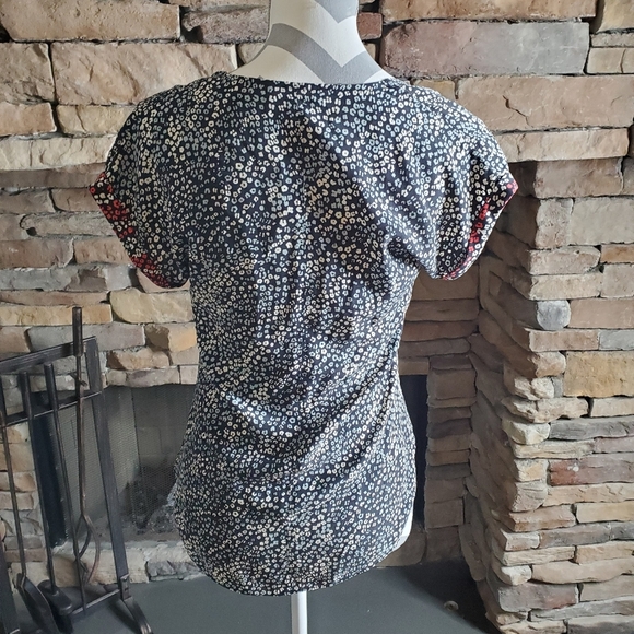 Rag & Bone Floral Silk Top SZ XS - Picture 5 of 7